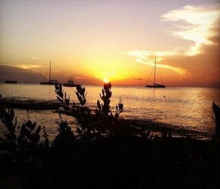 atardecer en cozumel